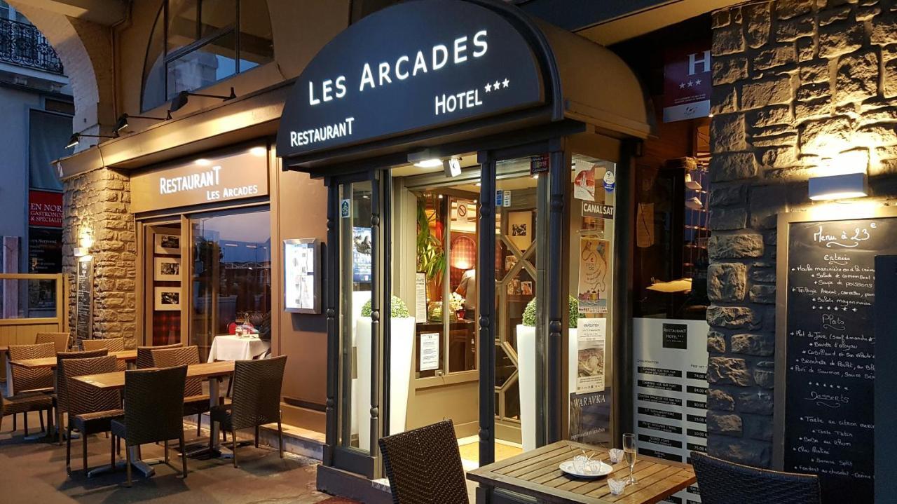 Hotel Les Arcades Dieppe Exterior foto